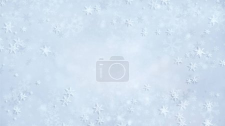 Photo for Abstract christmas background with snowflakes - Royalty Free Image