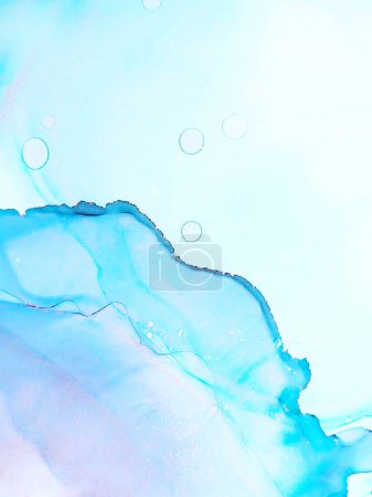 Photo for Water drop. abstract watercolor background. water splash. - Royalty Free Image