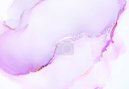 Photo for Abstract watercolor background with liquid stains - Royalty Free Image