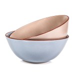 blank ceramic bowl isolated on white background