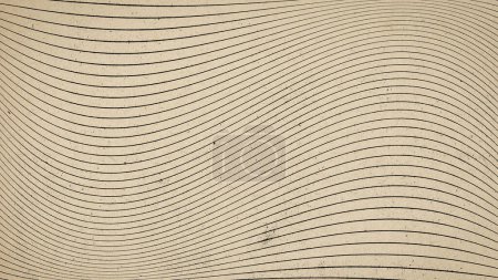 Téléchargez les photos : Thin lines waves on textured paper vintage background - en image libre de droit