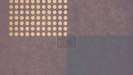 Photo for Vintage paper background with decorative geometric pattern - Royalty Free Image