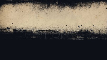 Photo for Ruined dirty paper and black ink stains, abstract grungy background - Royalty Free Image