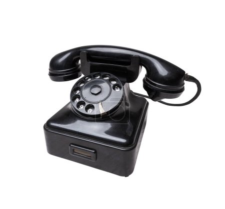 Photo for Antique,old retro phone isolated - Royalty Free Image