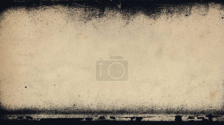 Téléchargez les photos : Ruined dirty paper and black ink stains, abstract grungy background - en image libre de droit