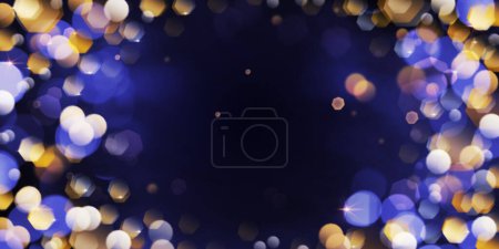 Photo for Colorful shiny bokeh lights background, celebration and luxury concept, copy space - Royalty Free Image
