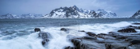 Photo for Beautiful cold winter Norway landscape - Royalty Free Image