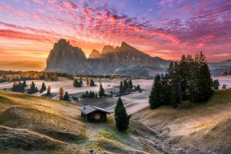 Photo for Alpe di Siusi valley in Italian dolomites - Royalty Free Image