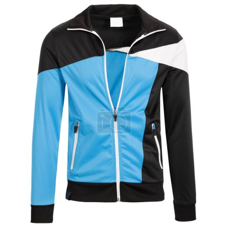 Stylish Blue and Black Sports Jacket. "GHOST"