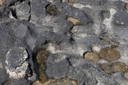 Textura de superficie de roca de piedra caliza resistente
