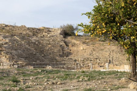 Antike Ruinen des Amphitheaters von Paphos