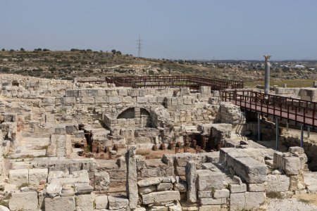 Die archäologische Stätte von Kourion im Detail