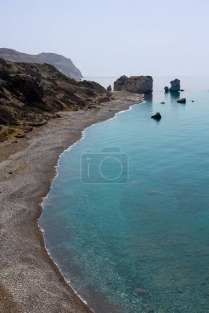 Zyperns Küste mit dem Felsen der Aphrodite