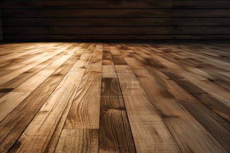 Photo for Wooden texture. Rustic wood texture. Wood background. Wooden plank floor, selective focus. - Royalty Free Image