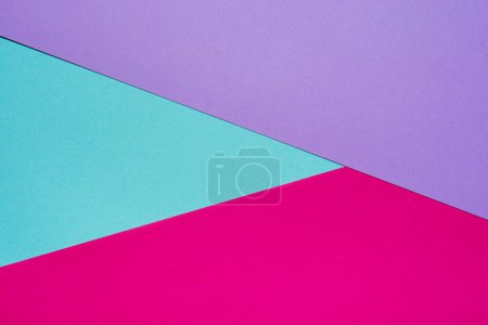 Photo for Texture background of fashionable pastel color with top view, minimal concept, flat lay: blue, green, red, yellow and pink. - Royalty Free Image