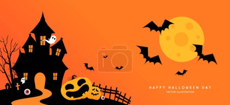 Calabaza sonriente para la exhibición festiva del producto. Celebración de otoño. Jack-O-Lantern Halloween Party Concept. diseño vectorial