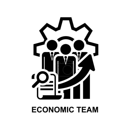 Ilustración de Icono del equipo económico aislado en la ilustración del vector de fondo. - Imagen libre de derechos