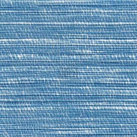 Photo for Seamless cotton blue textile texture close - Royalty Free Image