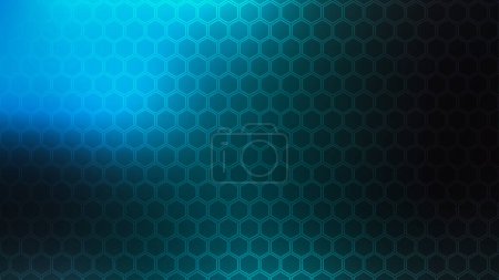 Photo for Closeup view of the colorful geometric hexagon for technology background - Royalty Free Image