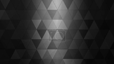 Photo for Closeup view of the black triangle pattern for texture background - Royalty Free Image