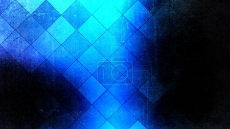 Photo for Wallpaper futuristic carbon dark square background. Abstract luxury graphic geometric pattern texture mock up. - Royalty Free Image