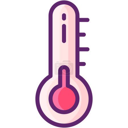 Illustration for Thermometer icon, modern design illustration - Royalty Free Image