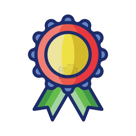 Illustration for Award badge icon vector illustration - Royalty Free Image