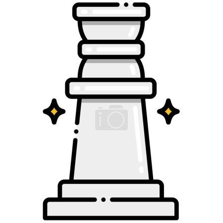 Illustration for Column icon simple illustration - Royalty Free Image