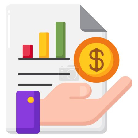 Illustration for Accrual Accounting icon vector illustration - Royalty Free Image
