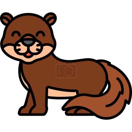 Ilustración de Ilustración vectorial de Otter icono - Imagen libre de derechos