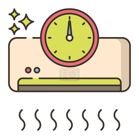 Illustration for Timer icon, vector illustration - Royalty Free Image
