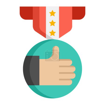 Illustration for Outstanding Achievement vector icon - Royalty Free Image