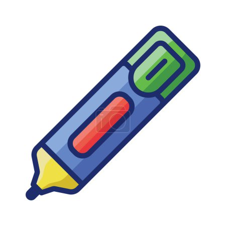 Illustration for Correction pen icon vector illustration - Royalty Free Image
