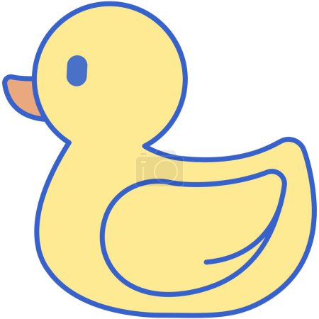 Illustration for Rubber duck icon, vector illustration - Royalty Free Image