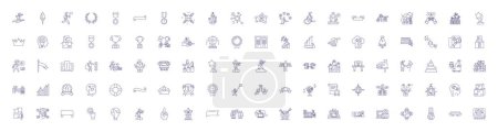 Illustrazione per Serie di icone della linea di marketing business-to-consumer. Collezione di design di BC, Ecommerce, Retail, Vendita, Promozione, Pubblicità, Branding, Illustrazioni concettuali di contorni vettoriali - Immagini Royalty Free