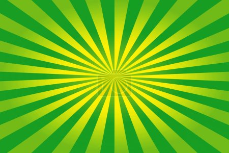 Light Green, Yellow Starburst Abstract Background