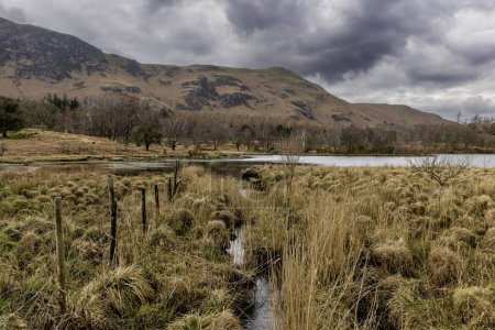 great bay at the south end of derwent water looking towards catbells and maiden moor