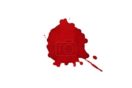 Téléchargez les photos : Blood splatters. Red blots of watercolorRealistic bloody splatters for Halloween Drop of blood - en image libre de droit