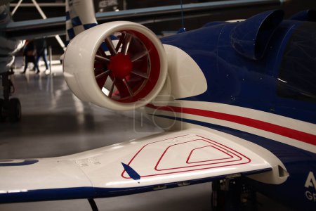 Alte Militärflugzeuge. Flugzeugmuseum. Luftwaffe.