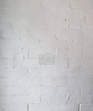 Photo for Highly detailed background texture of a white washed brick wall - Royalty Free Image