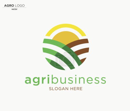 Agri business logo vector design