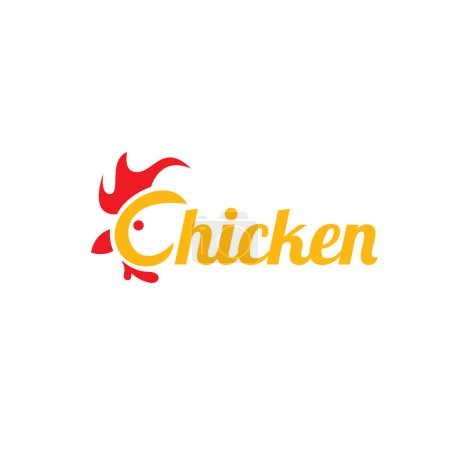 Ilustración de Logotipo de pollo Vector adecuado para el logotipo del restaurante - Imagen libre de derechos