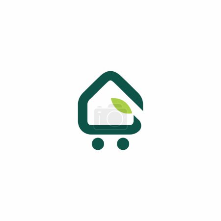 G Shop Logo. Letter G Icon. G leaf logo