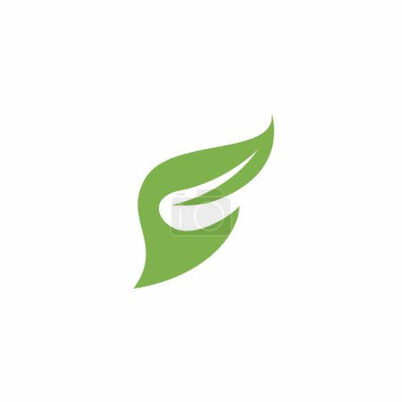 G Leaf Nature Logo. Letter G Icon