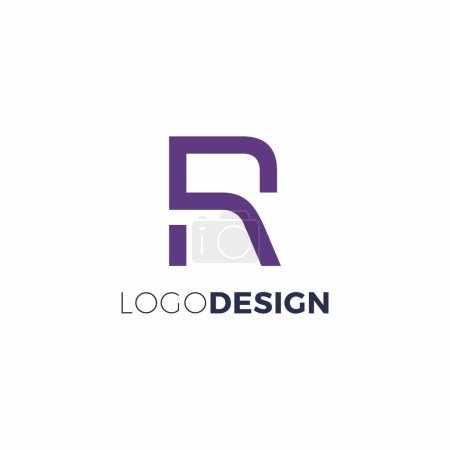 RD Logo Design entwickelt. Buchstabe R Symbol