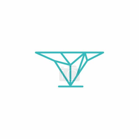 Logotipo T Stone. Letra T icono