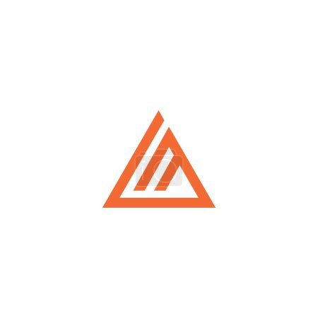 GM Triangle Logo. Letter G Logo