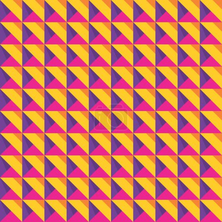 Dreieck Geometrisches Muster Bunten Hintergrund. Tapeten-Vektor