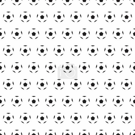 Ilustración de Football seamless pattern, soccer background. ball background - Imagen libre de derechos