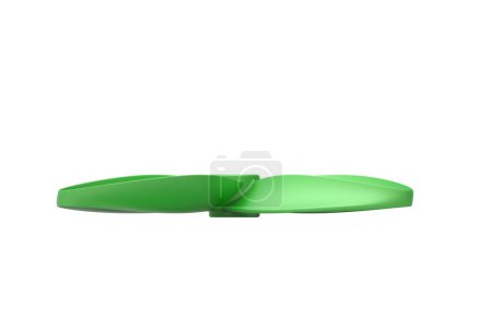 Ilustración 3D de la hélice del dron toroidal aislada sobre fondo blanco